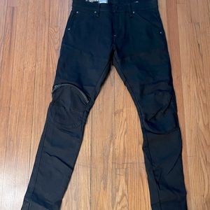 G Star black Moto jeans with tags